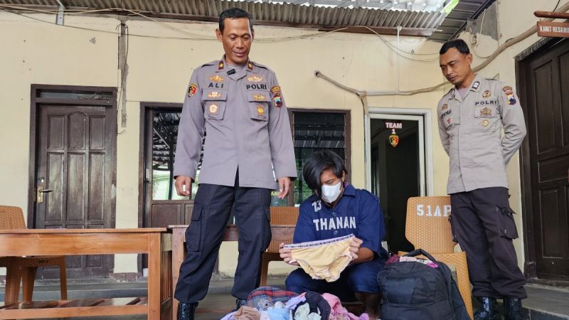 Jadi Pengoleksi dan Pencuri Celana Dalam Perempuan, Tukang Siomay di Semarang Ditangkap