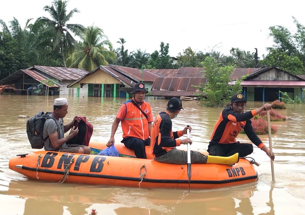 Banjir 150 Meter Kepung Tiga Kecamatan di Paser, Sebanyak 450 Jiwa Mengungsi