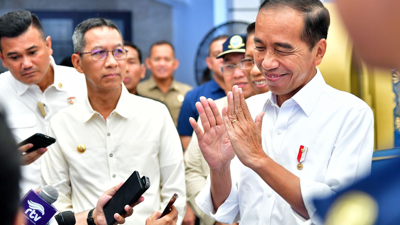 Jokowi Gelar Open House Terakhir Sebagai Presiden di Istana Negara