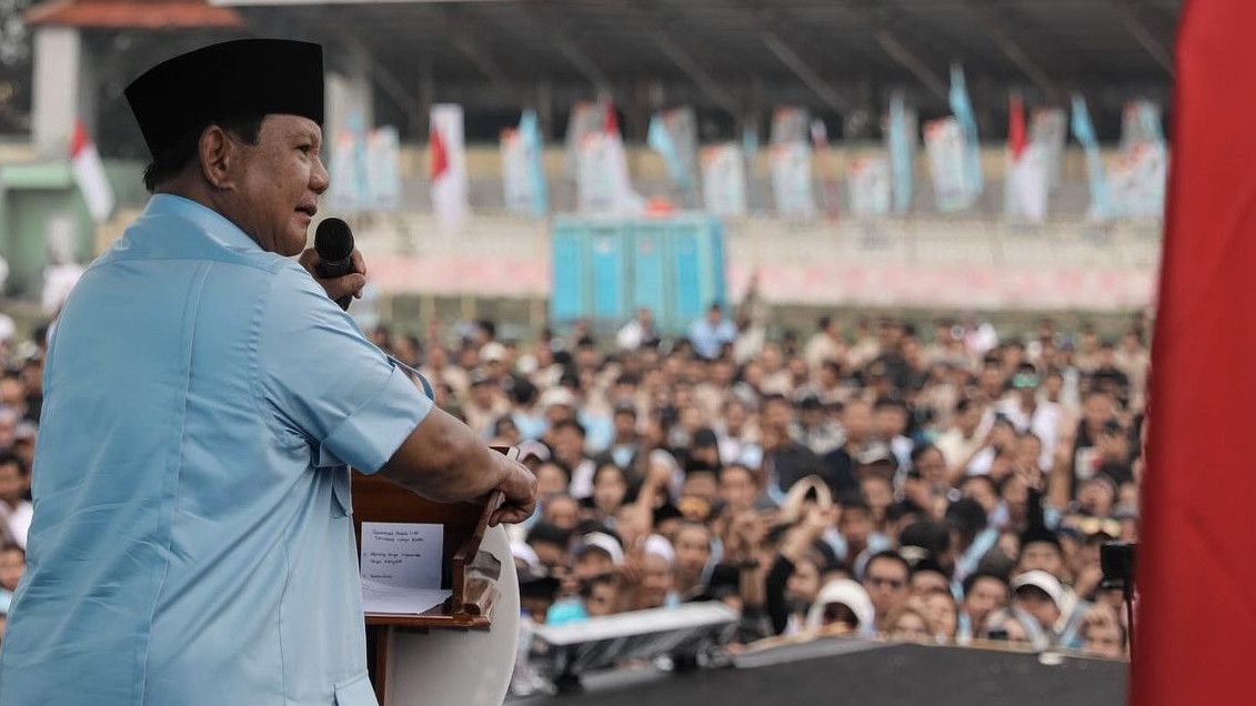Prabowo Subianto: Semua Survei Bilang Kita Akan Menang Satu Putaran