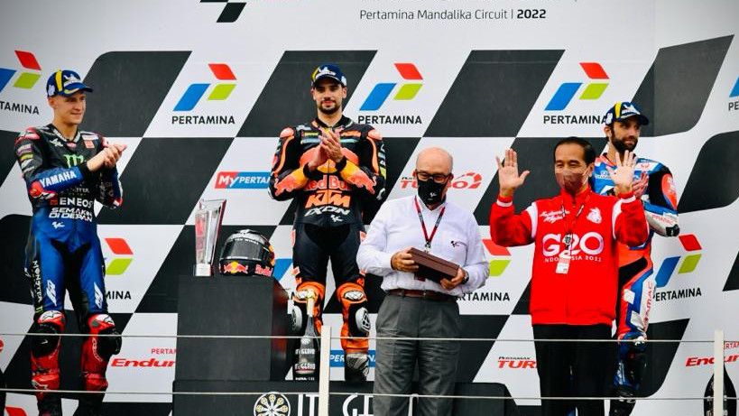 Penyelenggaraan MotoGP Sukses Meski Sempat Tertunda Karena Hujan, Jokowi: Harus Ada yang Dievaluasi