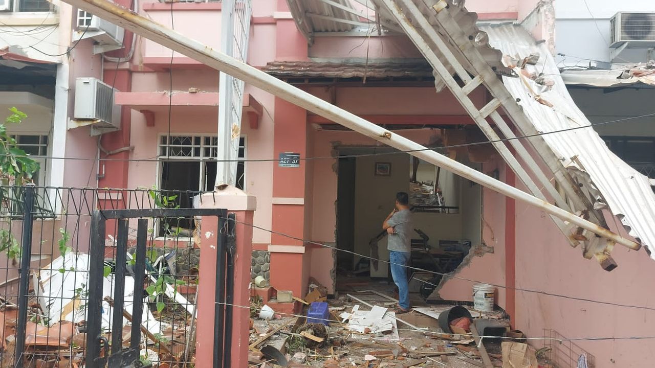 Gas 12 Kg Meledak di Jakbar, 2 Rumah Warga Rusak dan 2 Orang Turut Terluka