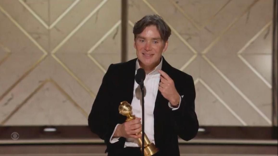 Berkat Oppenheimer, Cillian Murphy Rain Piala Golden Globe Awards untuk Pertama Kalinya