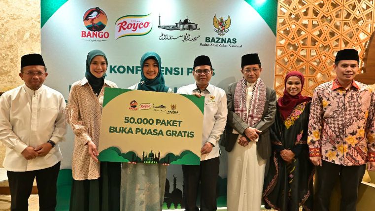 BAZNAS Gandeng Bango dan Royco Bagikan 50.000 Paket Buka Puasa Gratis di 24 Kota