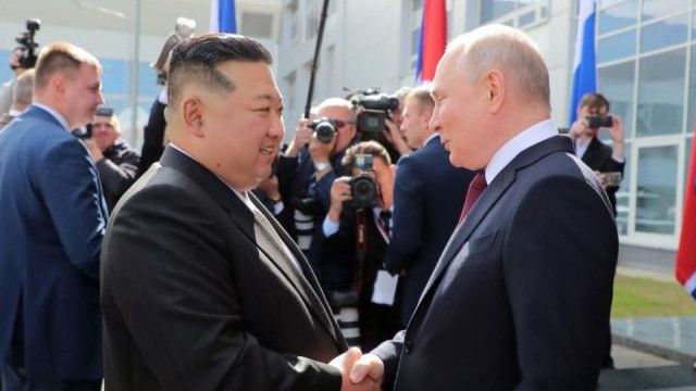 Kirim Surat Ucapan Selamat ke Putin, Kim Jong Un Doakan Rusia Menang Lawan Ukraina