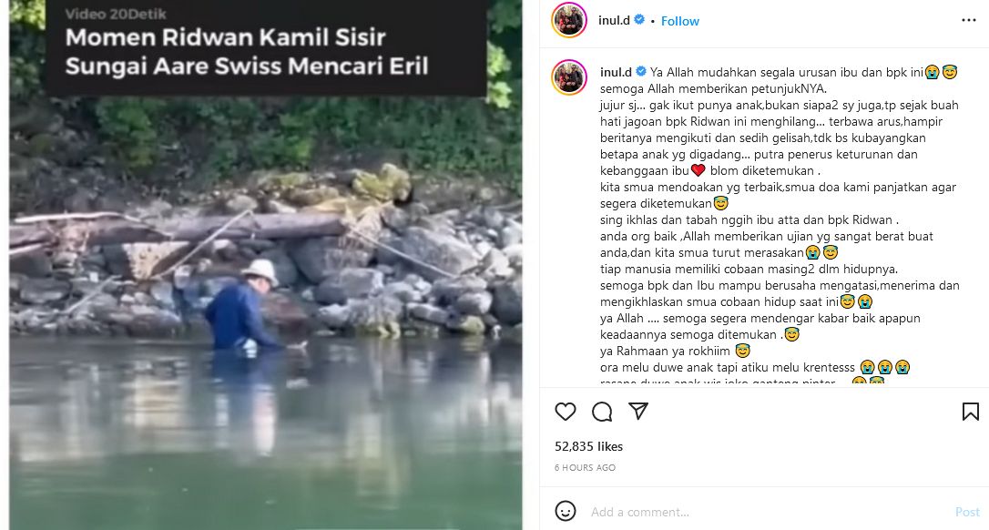 Doa Inul Daratista (Foto: Instagram/@inul.d)