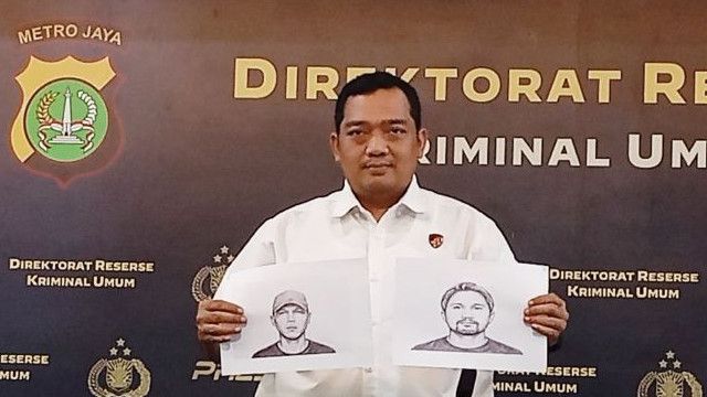 Tampang Terduga Pengeroyok Pedagang Cermin Saat Demo 27 Agustus Lewat Sketsa