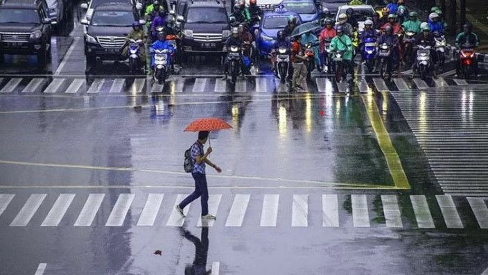 BMKG Prakirakan DKI Jakarta Hujan pada Senin