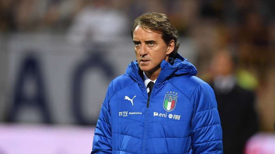 Pelatih Timnas Italia Roberto Mancini Positif COVID-19