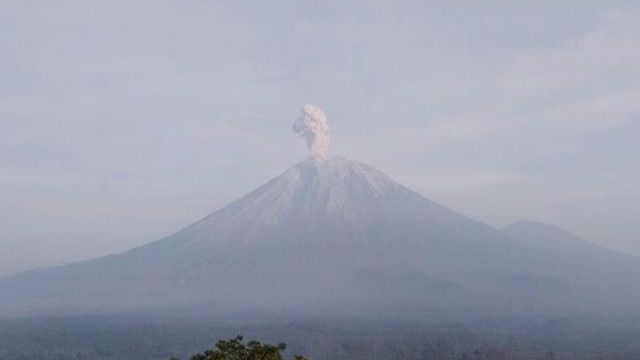 Gunung Semeru Erupsi Enam Kali, Lontarkan Abu Vulkanik hingga 900 Meter