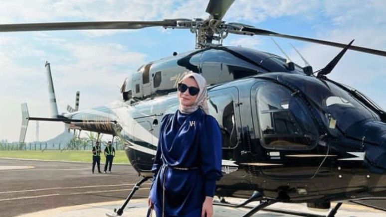 Bantah Bergaya Hedon, Istri Bupati Gowa: Helikopter dan Pakaian Disiapkan oleh Penyelenggara Acara Peluncuran Produk Hijab