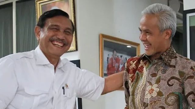 Bertemu Ganjar di Semarang, Luhut: Enggak Sempat Ngomong Politik, Mikirin Diri Saja Susah