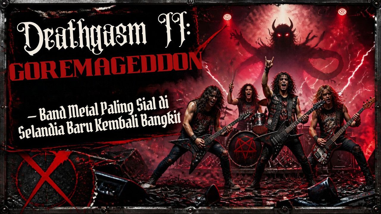 Deathgasm II: Goremageddon, Band Metal Paling Sial di Selandia Baru Bangkit Lagi
