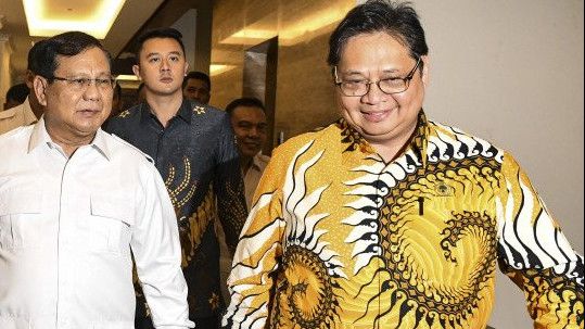 Prabowo Tunggu Hasil Rapimnas Golkar Sebelum Tentukan Cawapresnya