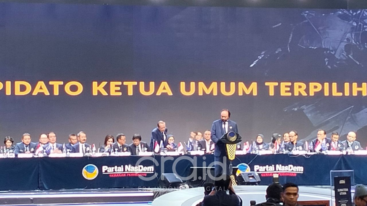 Majelis Tinggi Tetapkan Surya Paloh Kembali Jadi Ketua Umum Partai NasDem Periode 2024-2029