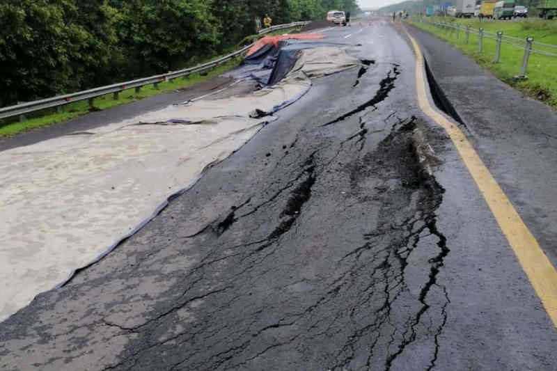 Jalan Tol Cipali KM 122 Amblas, Operator Bangun Lajur Darurat