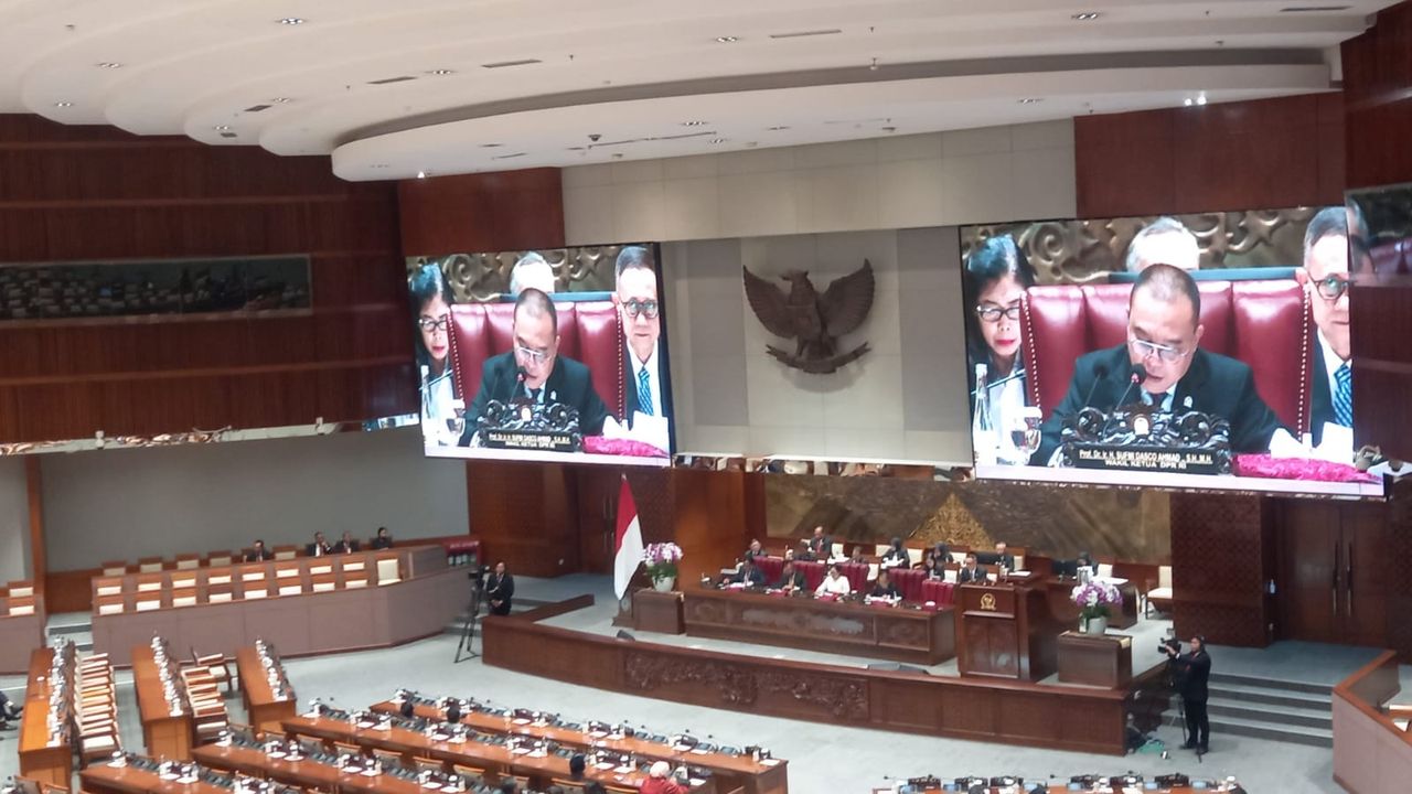 Usai Libur Nataru dan Jelang Pemilu 2024, Sebanyak 284 Anggota DPR Absen Rapat Paripurna