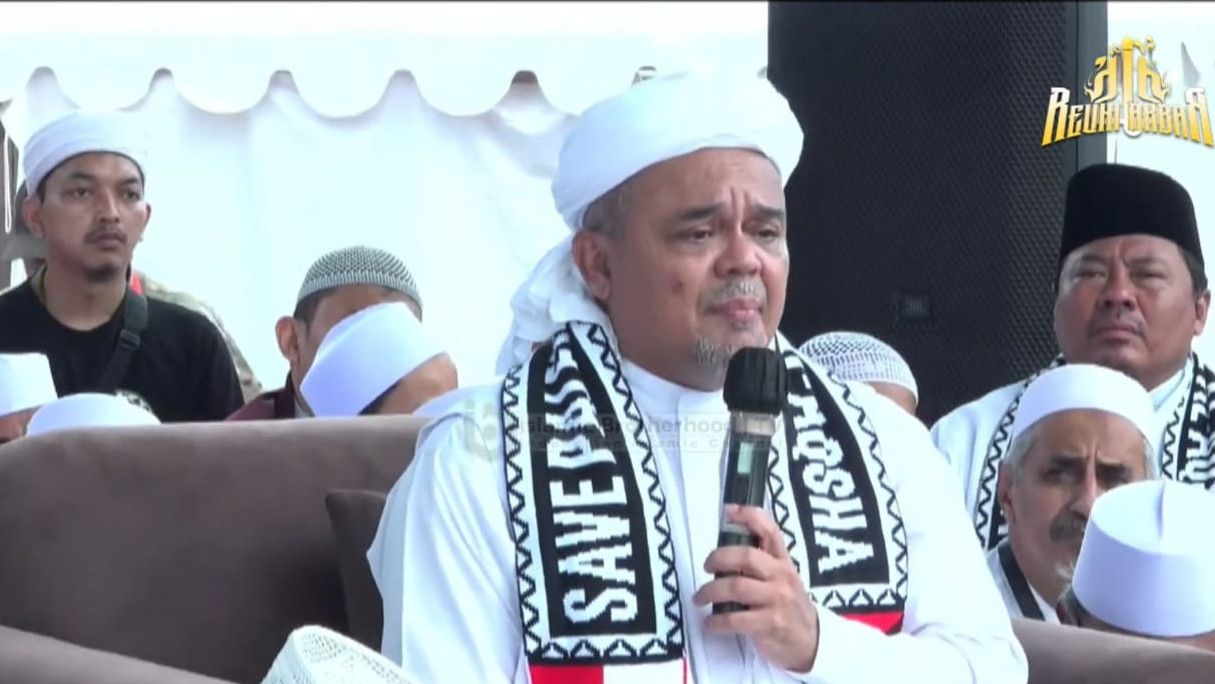 Habib Rizieq di Acara Reuni 212: Pemerintahan Prabowo Jangan Kita Ganggu