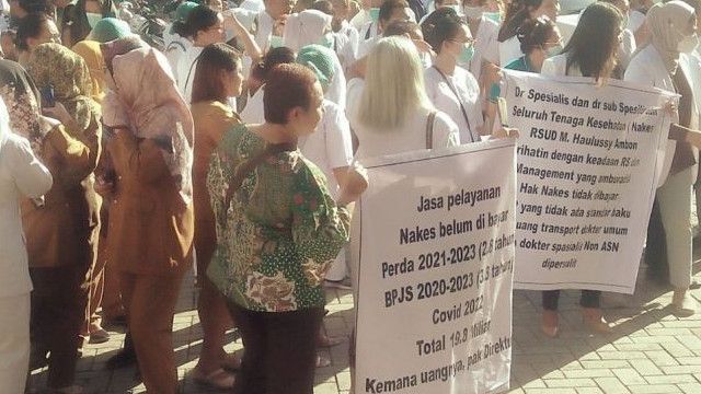 Nakes-Dokter Mogok Kerja karena Duit, Dirut RSUD Haulussy Ambon: Sabar