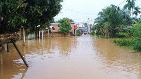 Penampakan Banjir di Kampar Riau, 160 Rumah Warga Terendam