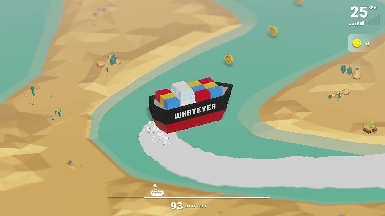 Gim PC Ini Terinspirasi oleh Kapal Ever Given yang Kandas di Terusan Suez