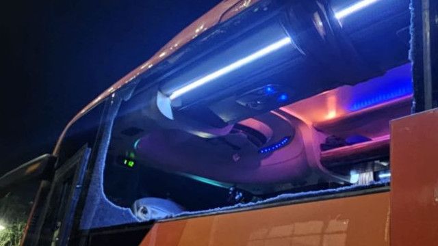 Polisi Selidiki Kasus Pelemparan Bus Persik Kediri di Malang