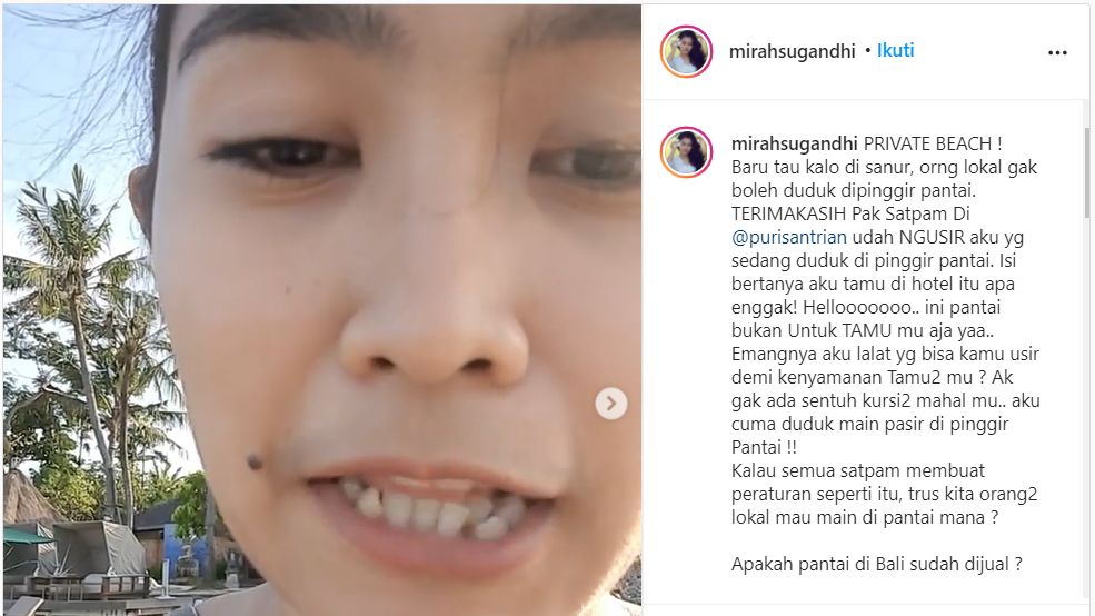 Viral Curhatan Turis Lokal Diusir dari Hotel Pantai Sanur: Apa Pantai Bali Sudah Dijual?