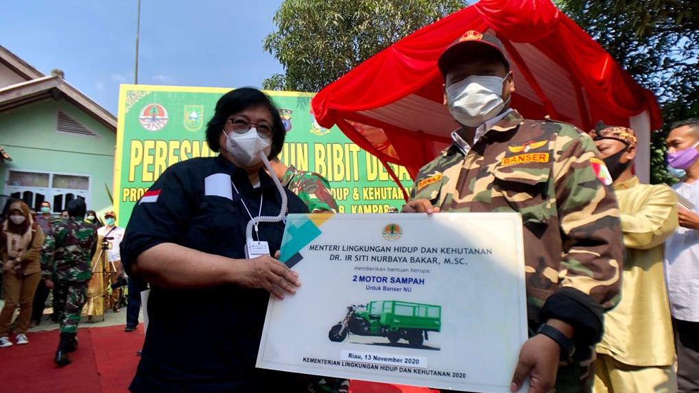 Riau Bebas Karhutla, Menteri LHK Siti Nurbaya: Terima Kasih, Alhamdulillah