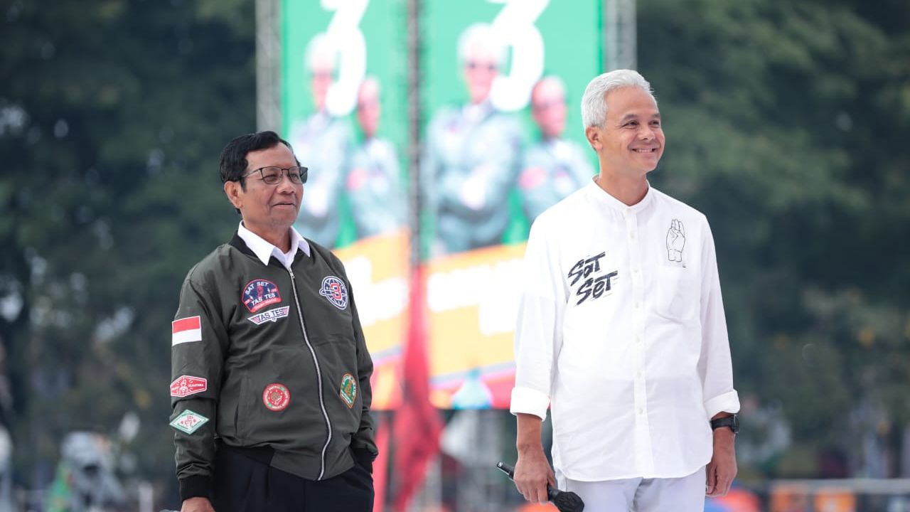 Ganjar Nyoblos di Semarang, Mahfud di Jogja