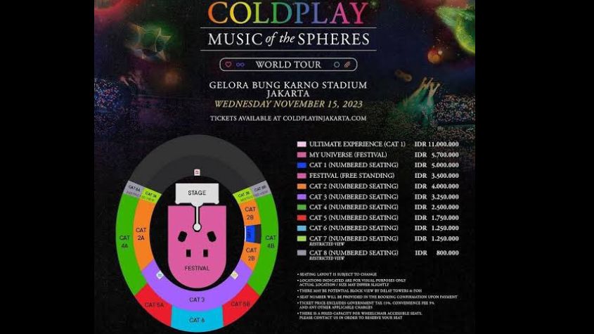 Saran Psikolog Bagi Fans yang Kecewa Tak Dapat Tiket Coldplay: Realistis, Kembali ke Kehidupan Nyata!