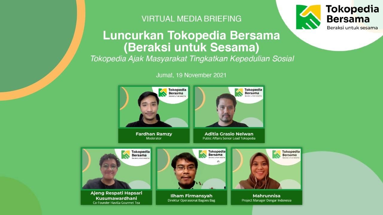 Acara Virtual Tokopedia (Foto: Dok. Tokopedia)