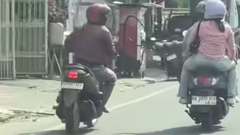 Ojol Lawan Arus Tendang dan Cakar Wanita Saat Ditegur di Makassar, Waktu Ditangkap Polisi Malah Nangis