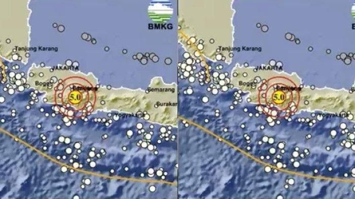 Gempa Berkekuatan 5 Magnitudo Guncang Kabupaten Bandung dan Garut