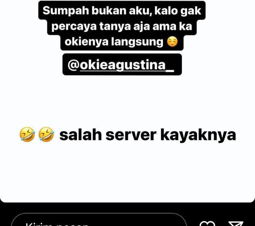 Unggahan Okie Agustina (Foto: Instagram/@okieagustina_)