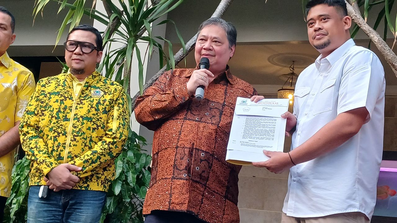 Golkar Resmi Usung Bobby Nasution di Pilkada Sumut 2024, Usulkan Sekar Tandjung jadi Cawagub