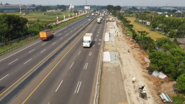 Jasa Marga: Pelebaran jalan Tol Jakarta-Cikampek Diperkirakan Rampung H-10 lebaran