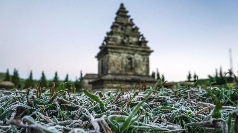 Brrr! Embun Membeku di Dieng, Penyebab dan Kapan Terjadinya