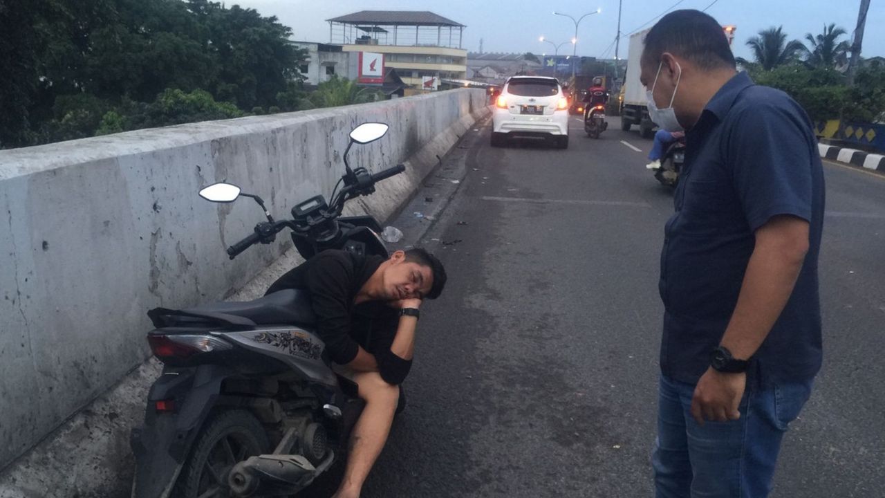 Lepas Pria Viral yang Tertidur di Flyover Cibodas Tangerang karena Mabuk, Polisi: Tak Ada Indikasi Kriminal