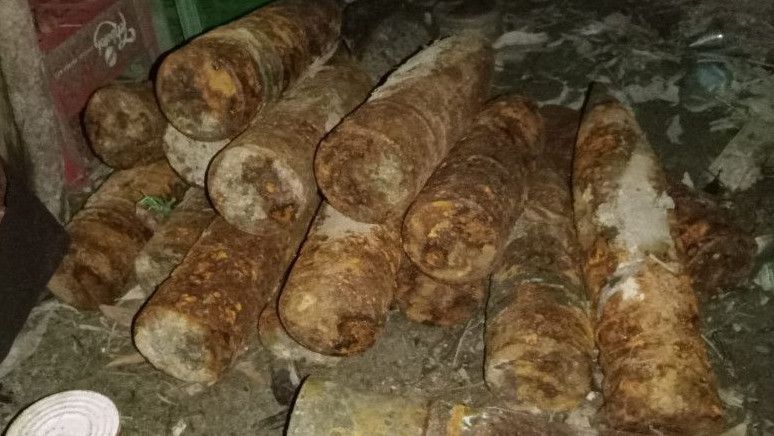 Puluhan Mortir Diduga Sisa Perang Dunia II Ditemukan di Tanjung Pandan, Diduga Masih Aktif
