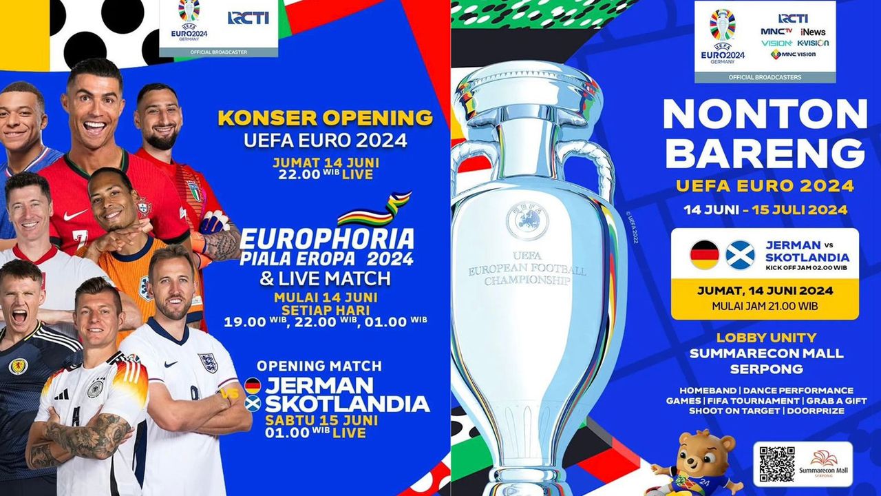 Rasakan EUROPHORIA Pesta Sepak Bola Eropa Terbesar EURO 2024, Hanya di RCTI!