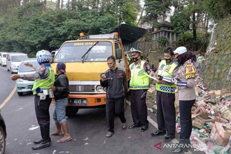 Jalur Tengkorak Cianjur Telan Korban, Dua Sopir Truk Meninggal