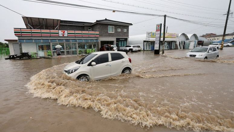 Puluhan Orang Meninggal Akibat Banjir Korea Selatan, KBRI: Tidak Ada Korban WNI