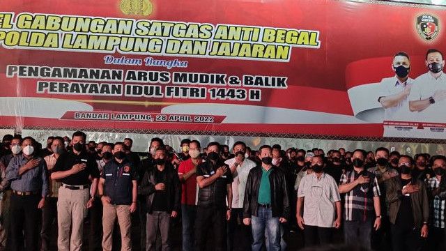 Polda Lampung Bentuk Satgas Anti Begal, Siap Kawal Pemudik di Pulau Sumatera