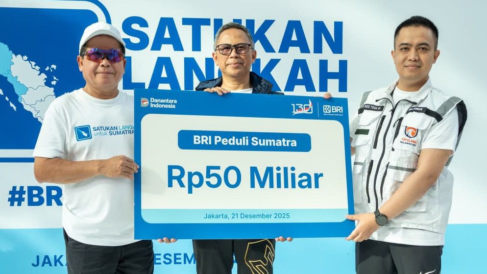 “Satukan Langkah untuk Sumatra” dari BRI, Beri Bantuan Rp50 Miliar, Percepat Pemulihan Bencana