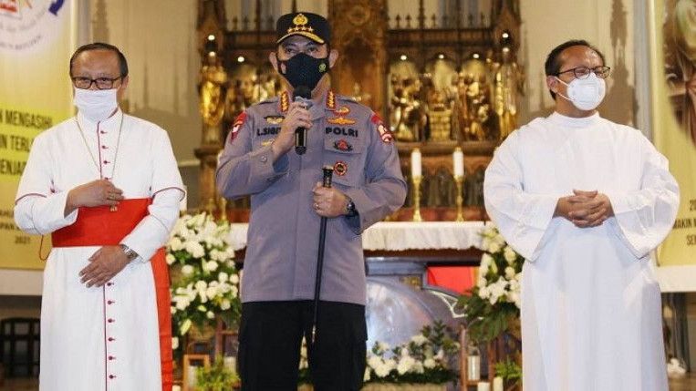 Kapolri Keliling Gereja di Jakarta, Pastikan Keamanan Minggu Paskah