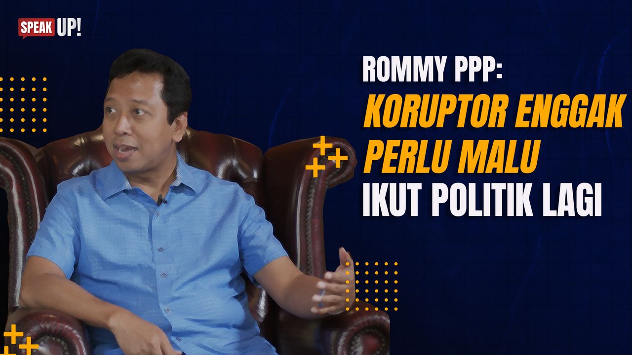 Speak Up: Romahurmuziy Ajak Mantan Koruptor Balik Lagi ke Politik