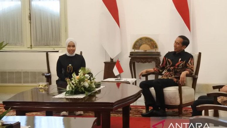 Putri Ariani Temui Jokowi di Istana Merdeka: Bangga Terharu, Diapresiasi Presiden Seluar Biasa Ini