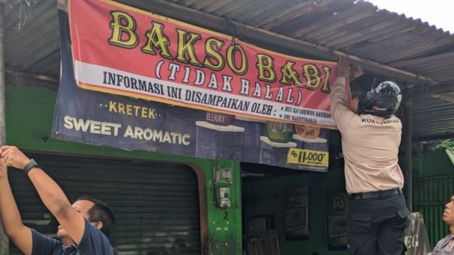 Imbas Bakso Babi Viral, Pemkab Bantul Minta Pedagang Makanan Pasang Logo Halal dan Non-Halal