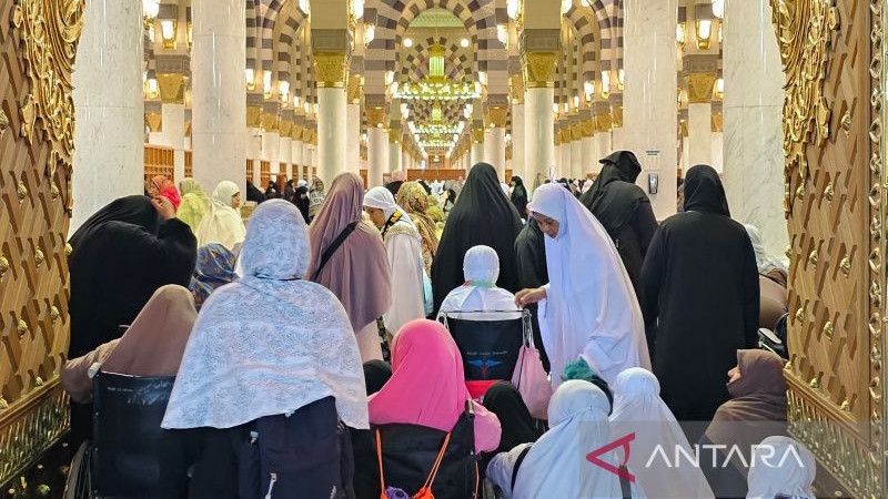 Sebagian Jemaah Haji Indonesia Sudah Bisa Memasuki Raudhah Madinah