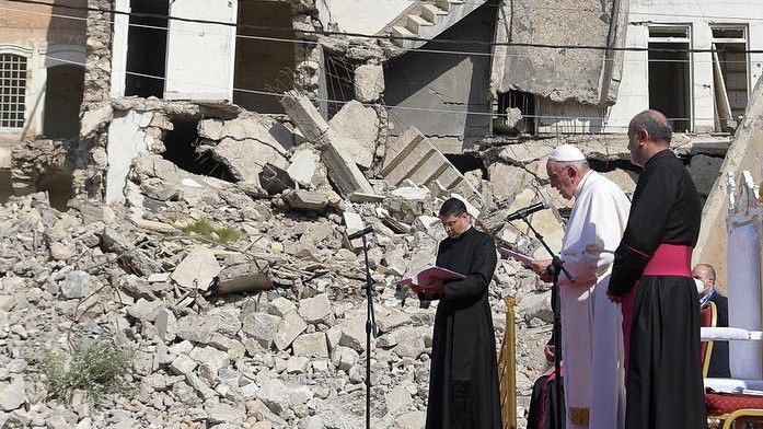 Pesan Damai Paus Fransiskus untuk Warga Irak: 'Salam, Salam, Salam'
